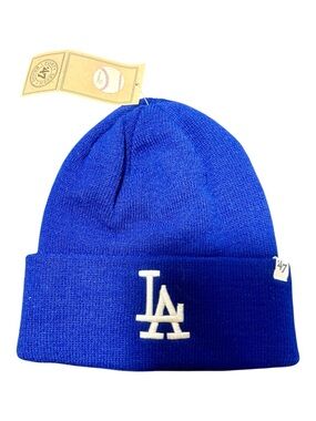 '47 Los Angeles Dodgers Blue Knit Cuffed Beanie